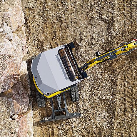 Zero Tail Kettenbagger Raupenbagger Raupe Bagger Kompaktbagger Wacker Neuson EZ17 Action