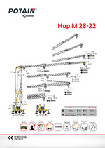 Potain Hup M 28-22 Kran - Lastdiagramm, technische Daten (2021