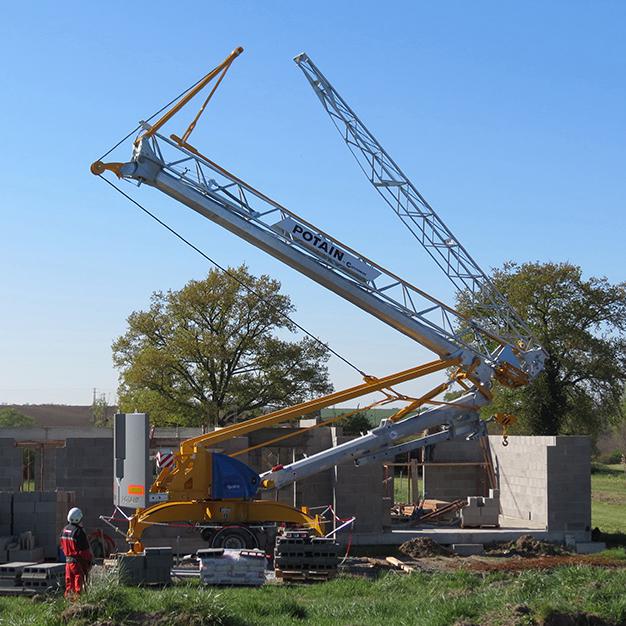 Turmdrehkran Untendreher Potain Igo M 14 Action