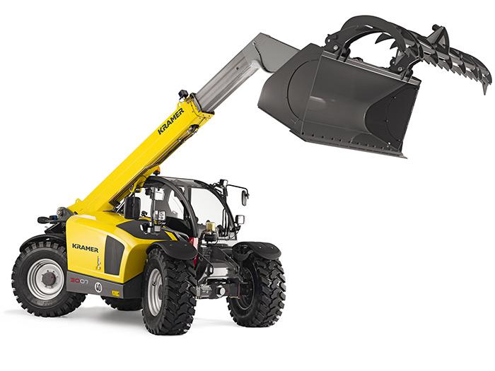 Teleskoplader Teleskop Lader Allrad Allradlenkung ungeteilter Rahmen Kramer 3007 Studio rechts aussen