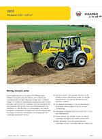 Produktinformation Datenblatt zum Radlader Lader Minilader Allrad Allradlenkung Kompaktlader Kramer 5055