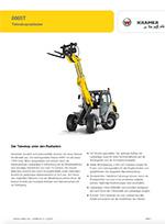 Produktinformation Datenblatt zum Teleskopradlader Teleskop Radlader Kramer 8085T