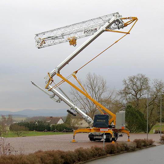 Turmdrehkran Selbstmontagekran Potain Hup M 28-22 Aufbau