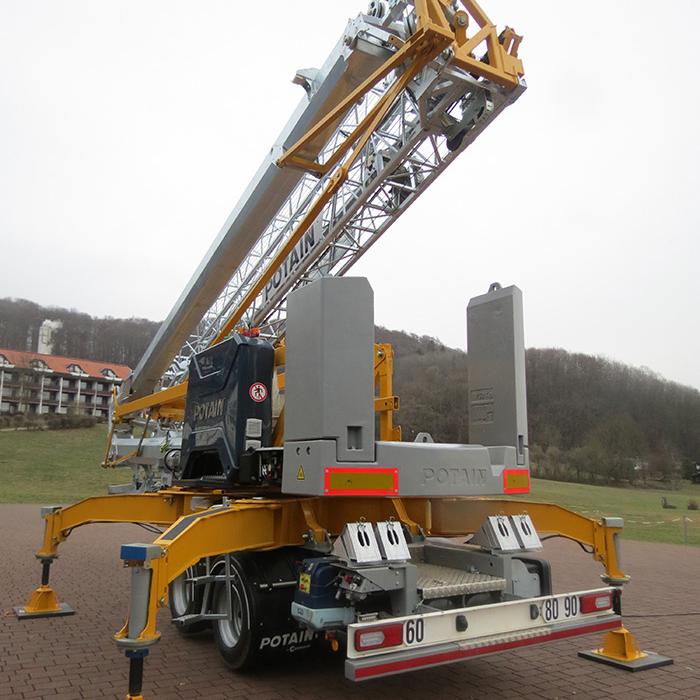 Turmdrehkran Selbstmontagekran Potain Hup M 28-22 Aufbau