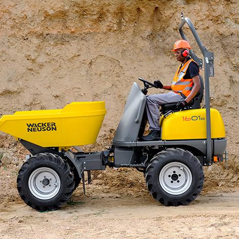 Raddumper Dumper Allrad Allradantrieb Wacker Neuson 1601 Action