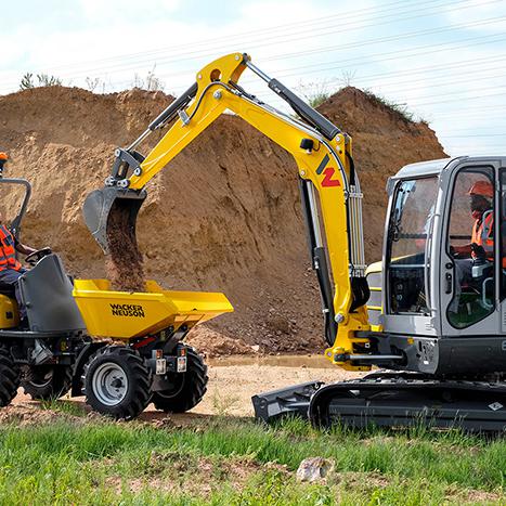 Raddumper Dumper Allrad Allradantrieb Wacker Neuson 1601 Action