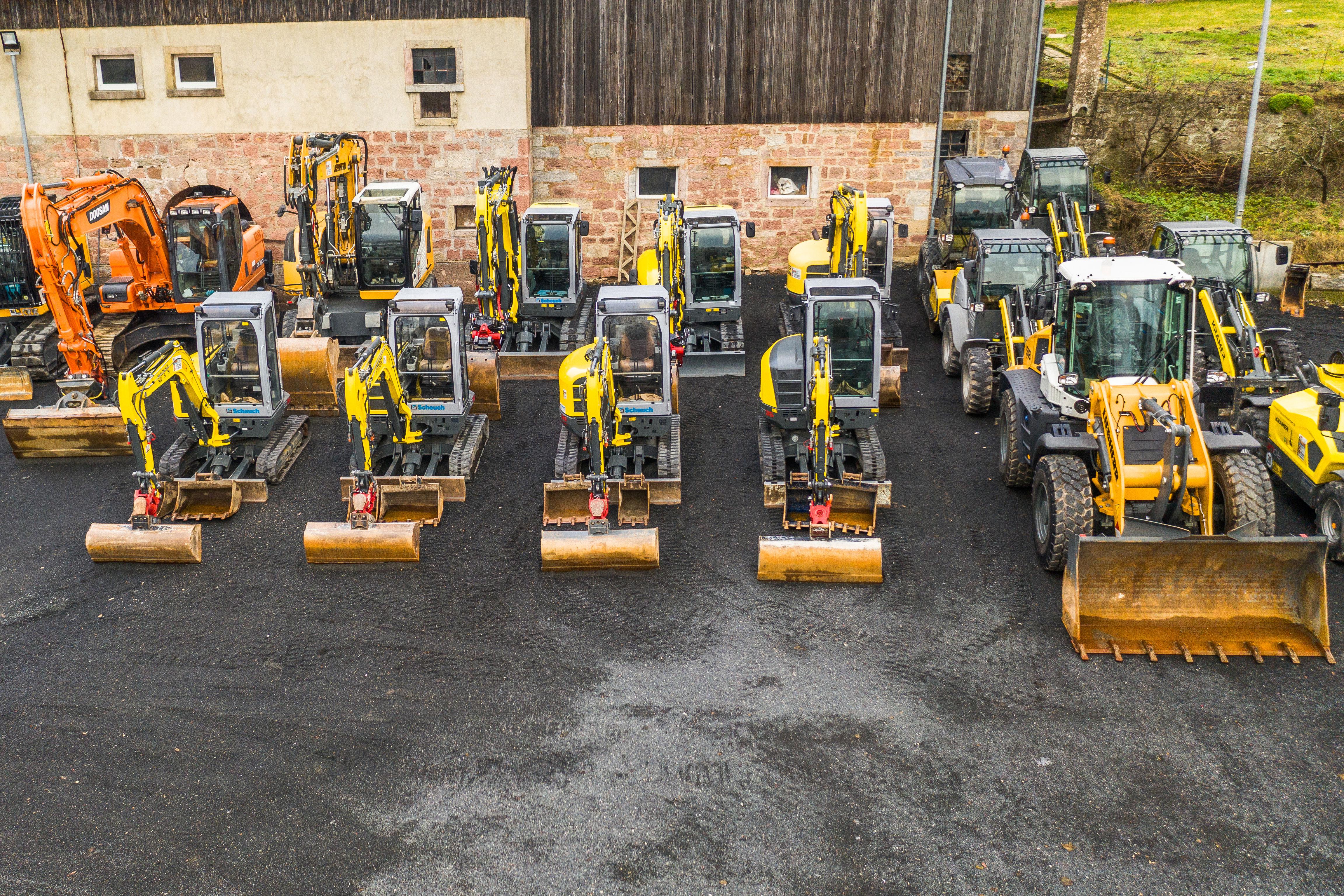 Wacker Neuson Fuhrpark von Theo Hahn aus Zeitlofs