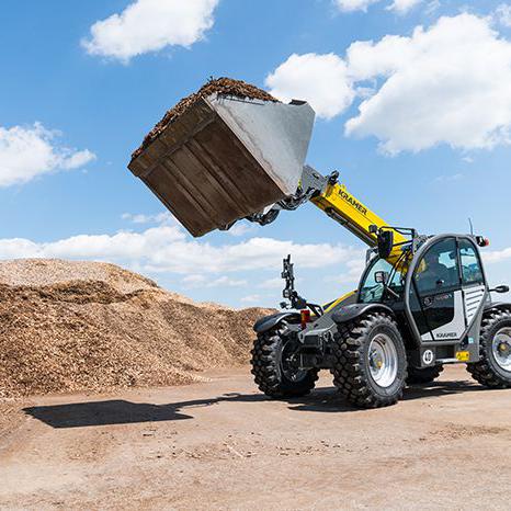 Teleskoplader Teleskop Lader Allrad Allradlenkung ungeteilter Rahmen Kramer 4007 Action