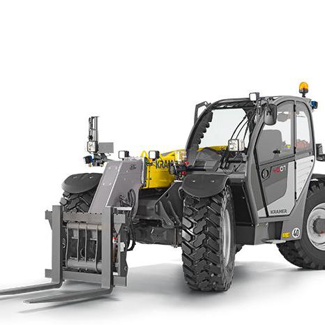Teleskoplader Teleskop Lader Allrad Allradlenkung ungeteilter Rahmen Kramer 4007 Studio