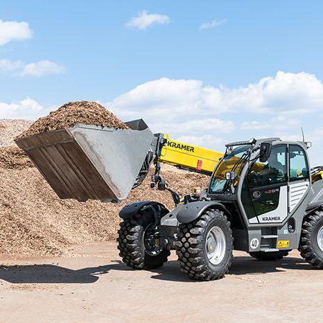 Teleskoplader Teleskop Lader Allrad Allradlenkung ungeteilter Rahmen Kramer 4209 Action