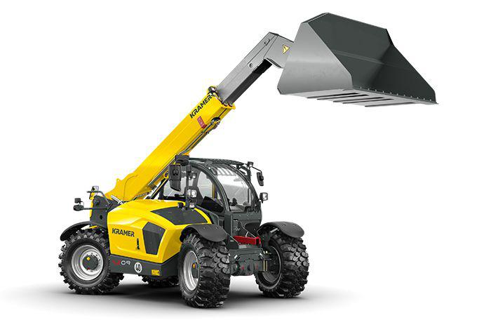 Teleskoplader Teleskop Lader Allrad Allradlenkung ungeteilter Rahmen Kramer 4209 Studio