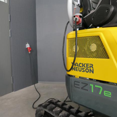 Zero Tail Kettenbagger Raupenbagger Raupe Bagger Kompaktbagger Wacker Neuson EZ17e Aufladung