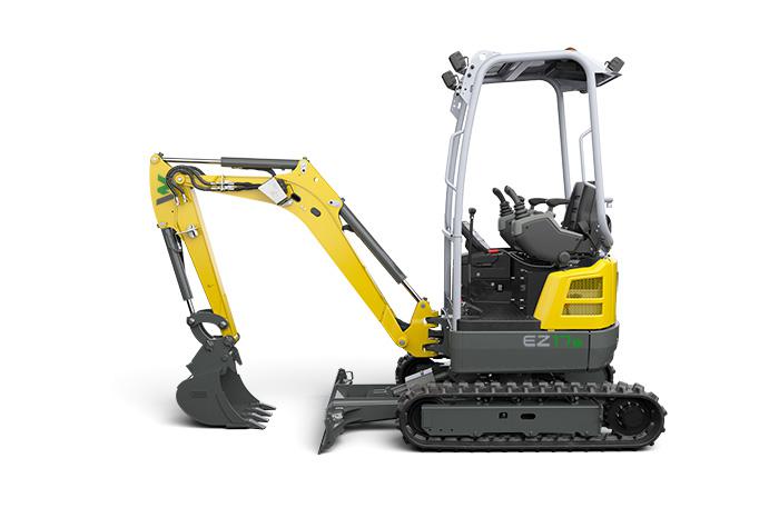 Zero Tail Kettenbagger Raupenbagger Raupe Bagger Kompaktbagger Wacker Neuson EZ17e Studio