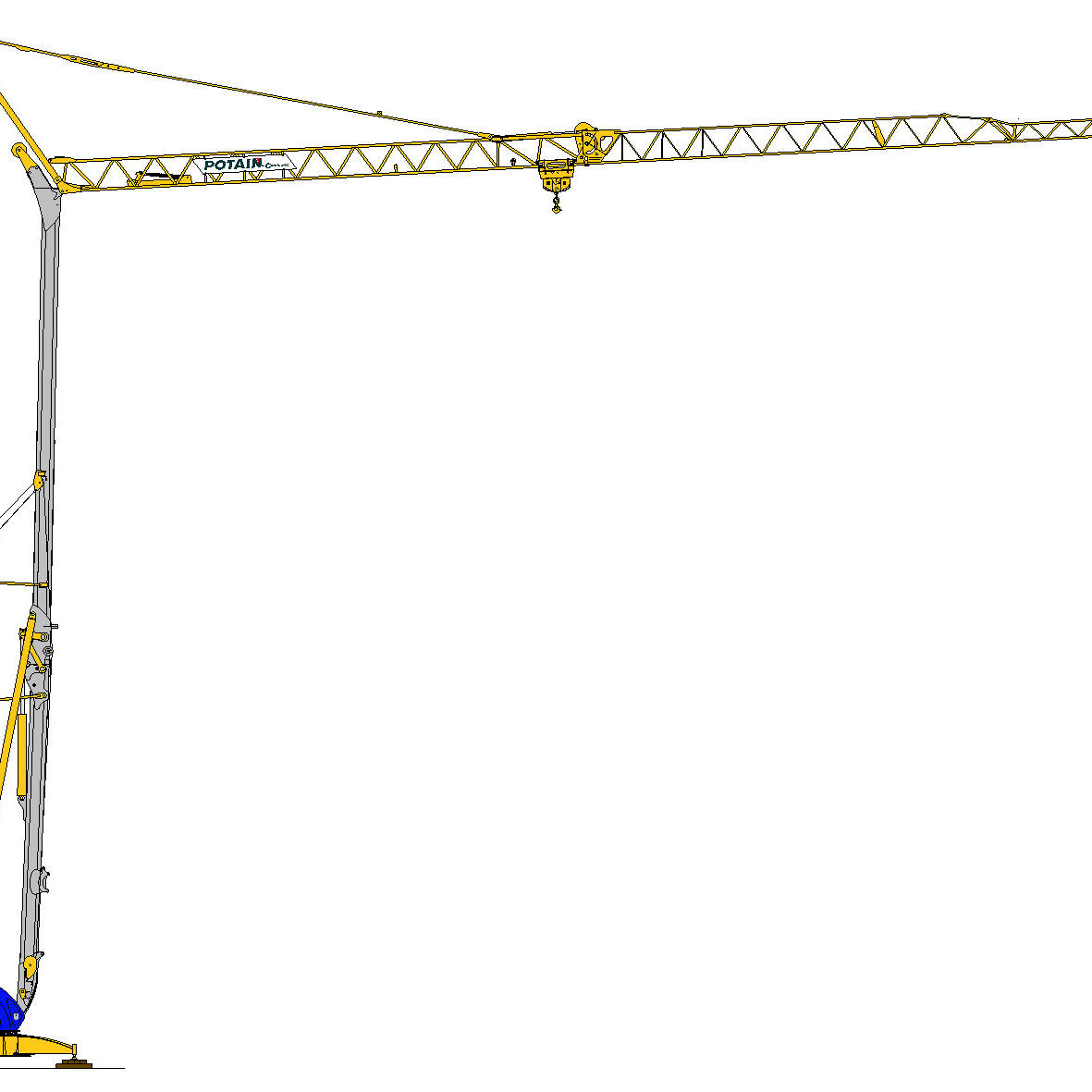 Turmdrehkran Untendreher Potain Igo 32