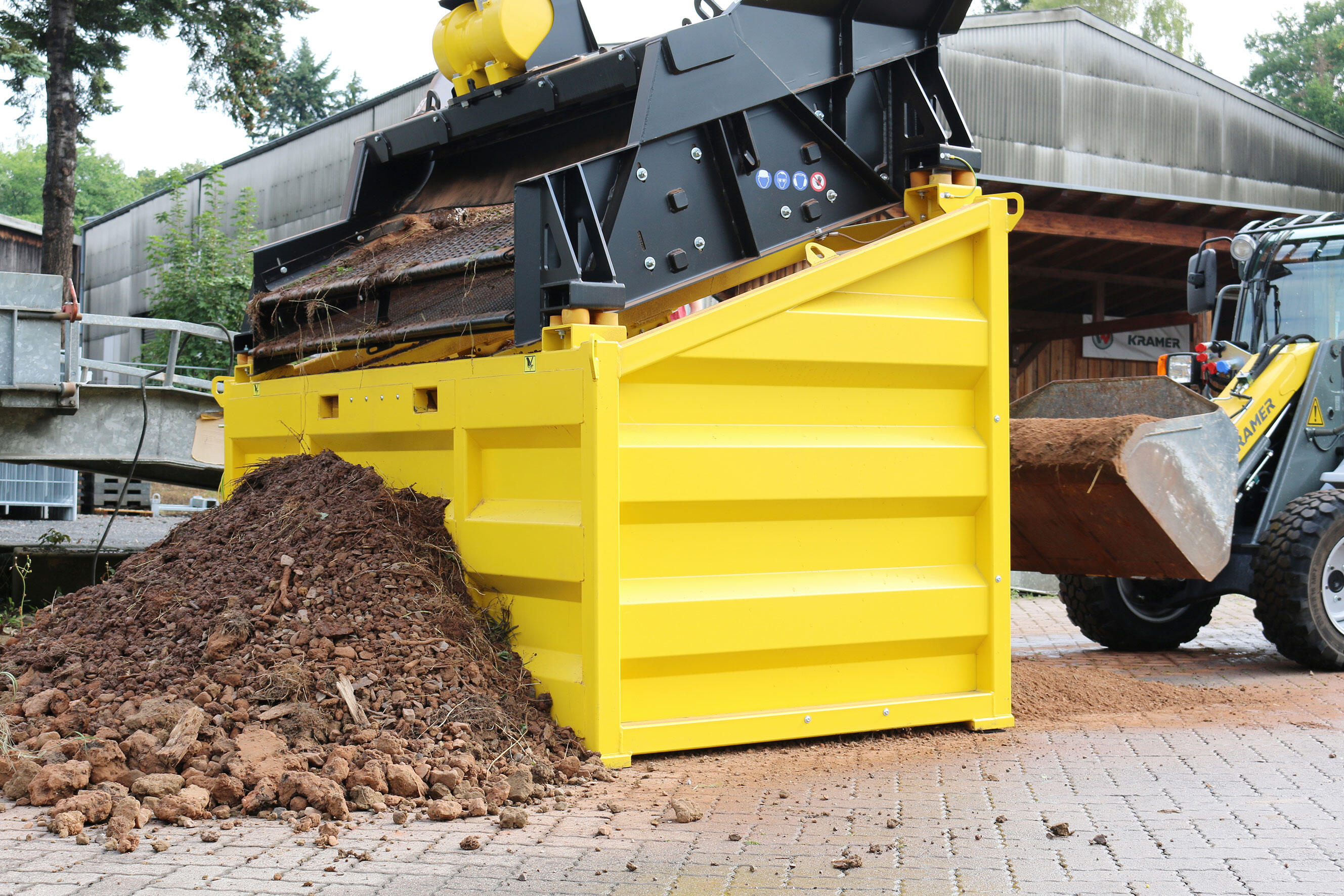 Siebanlage Taurock Rockit 2800 in Aktion