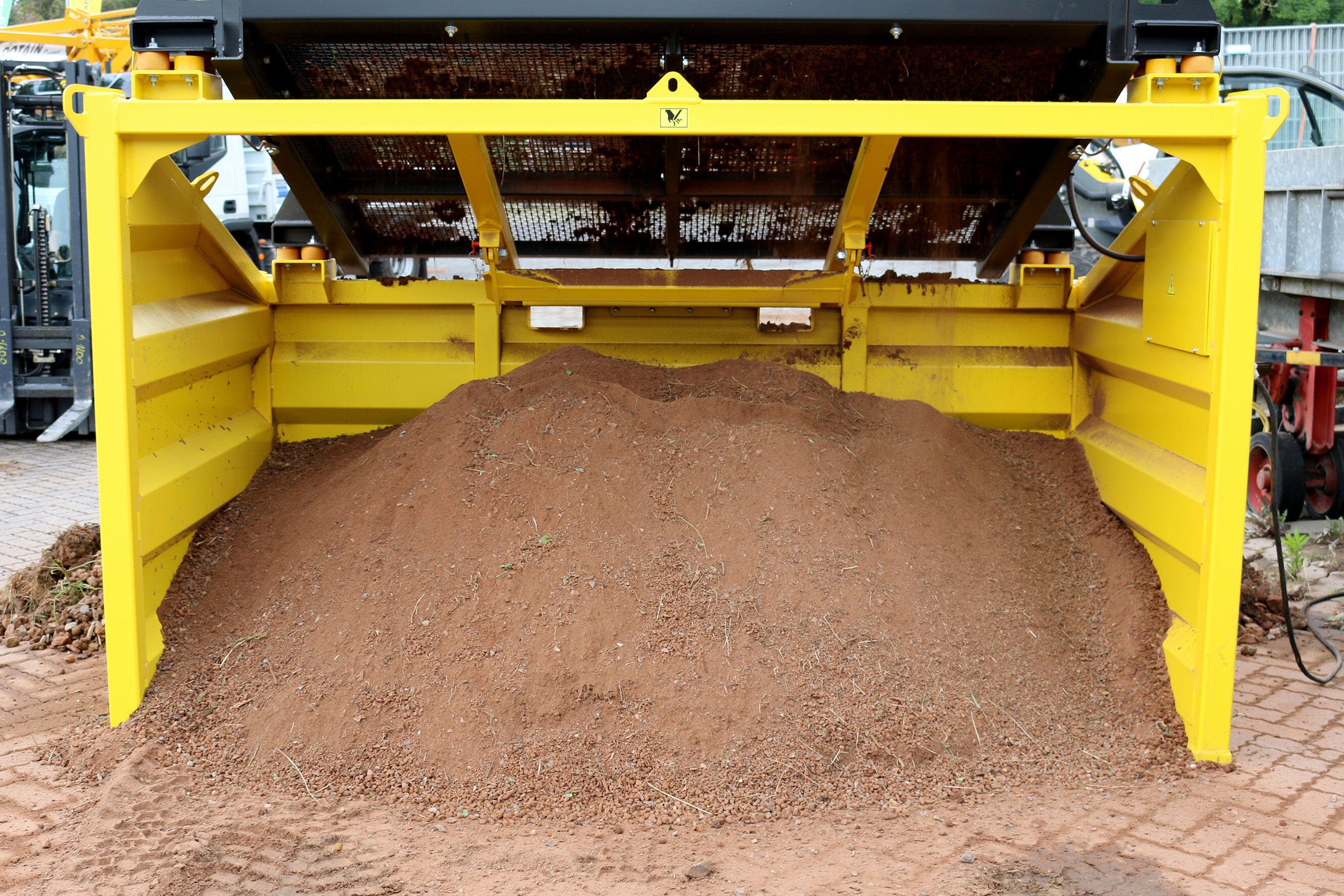 Siebanlage Taurock Rockit 2800 - gesiebtes Mittelkorn