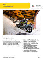 Produktinformation Datenblatt zum Teleskoplader Teleskop Lader Kramer 3007