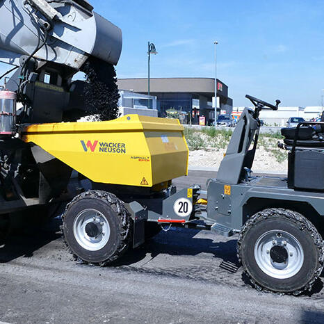 Raddumper Wacker Neuson DW20 Action
