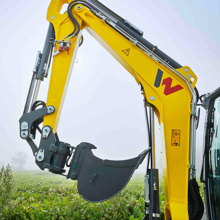 Zero Tail Kettenbagger Wacker Neuson EZ50 Action