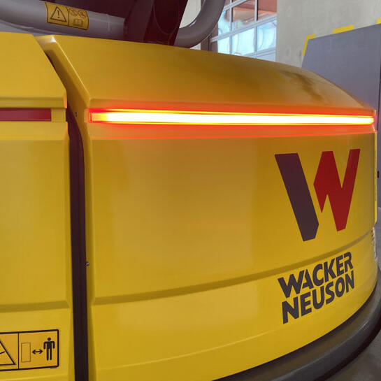 Zero Tail Kettenbagger Wacker Neuson EZ50 Action