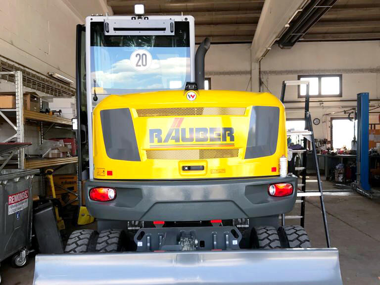 Mobilbagger Wacker Neuson EW65 für Räuber Bauunternehmen GmbH aus Bad Hersfeld