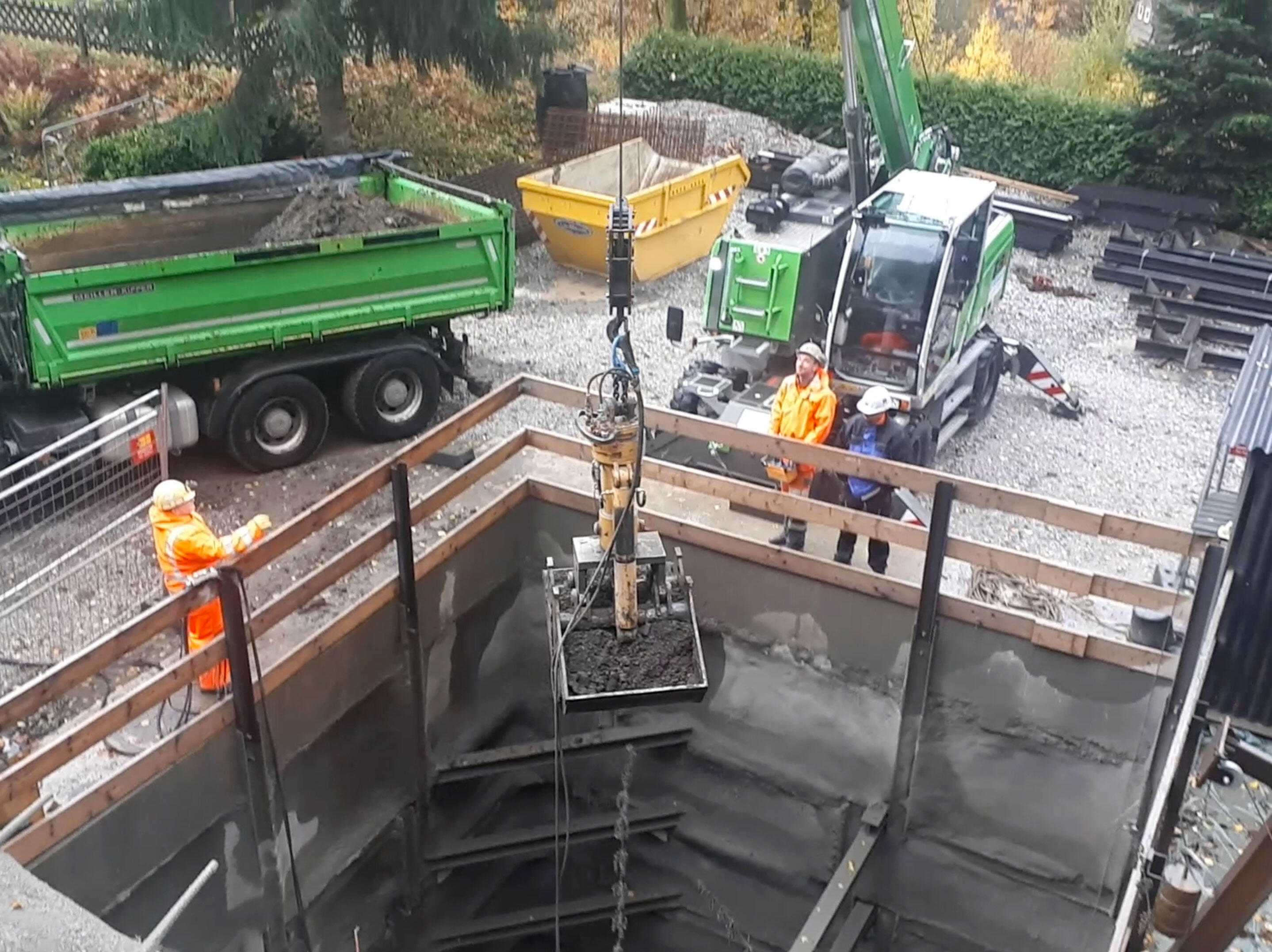 Sennebogen 613 Mobil im Einsatz bei Schachtbau Nordhausen