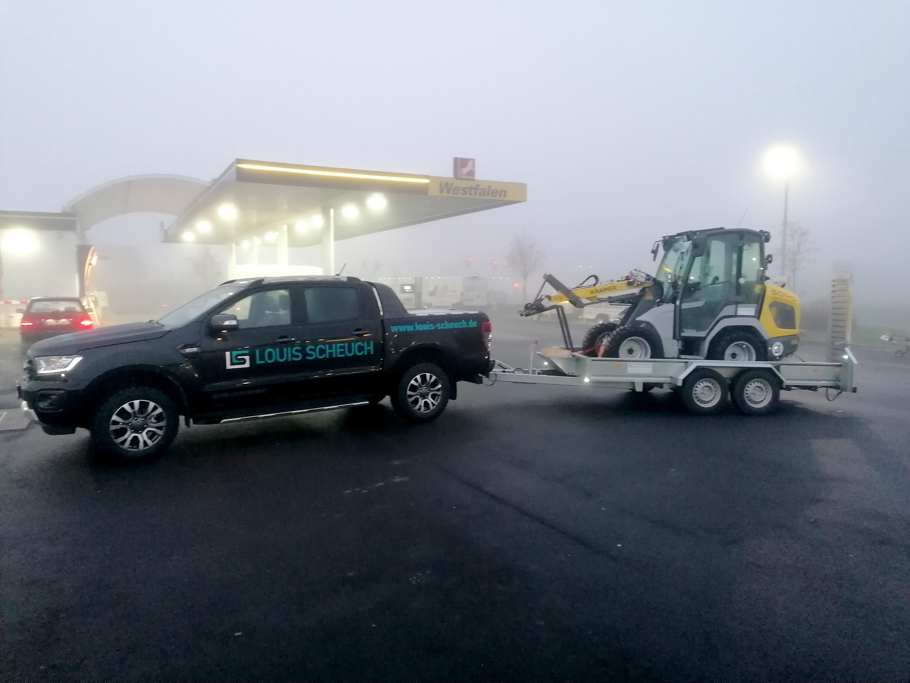 Übergabe Radlader Kramer 5040 an Horst Sälzer aus Wolfhagen