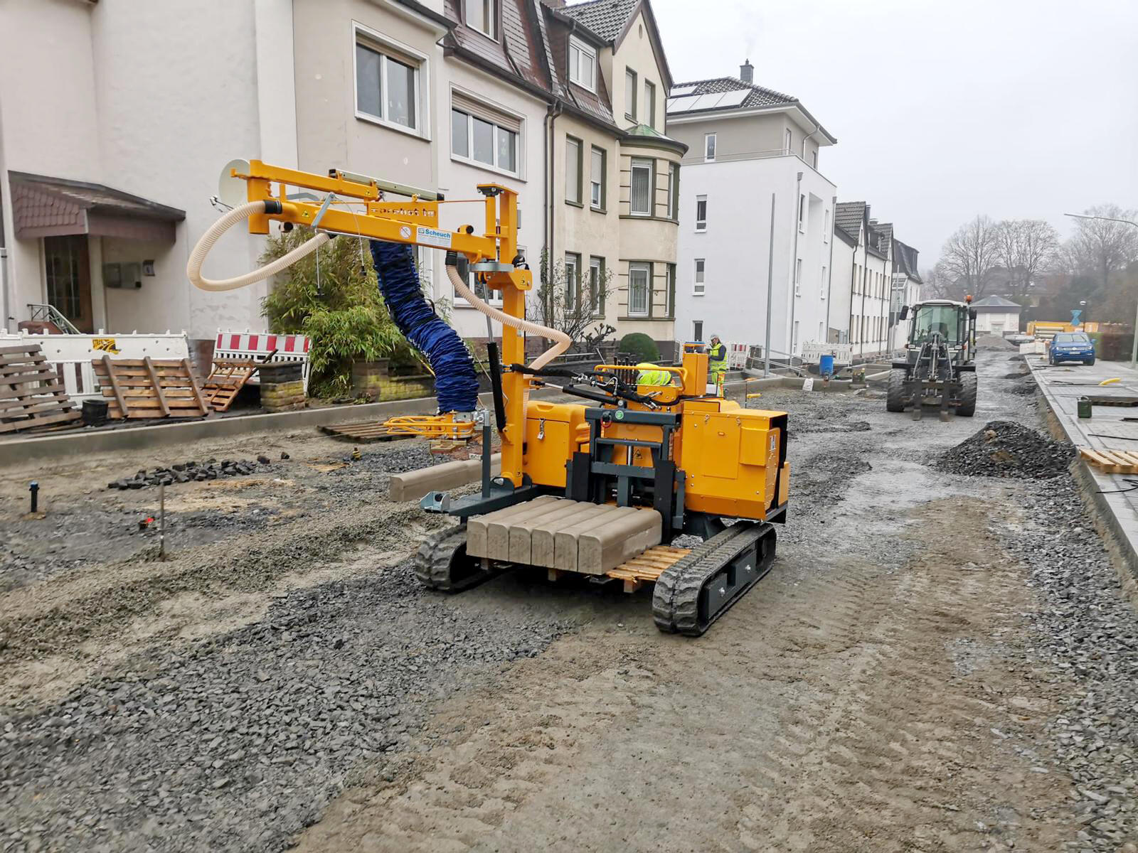 Übergabe des Probst Verlegetransporter Transmobil TM 150 an Andreas Hessland aus Wingerode