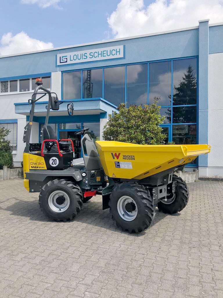 Wacker Neuson Raddumper DW30 mit Drehkippmulde