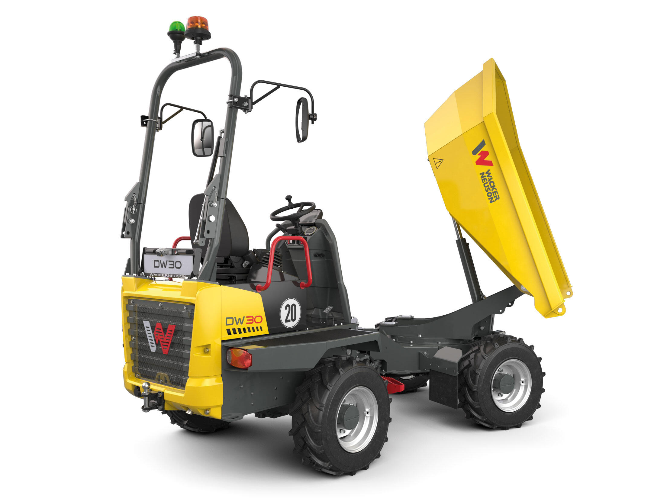 Wacker Neuson Raddumper DW30 mit Drehkippmulde