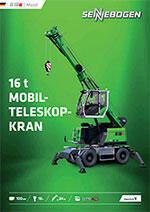 Produktinformation Datenblatt zum Teleskopkran Kran Teleskop Telekran Sennebogen 613 Mobil