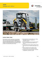 Produktinformation Datenblatt zum Radlader Lader Minilader Kompaktlader Kramer 5050