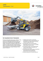 Datenblatt Teleskoplader Kramer 1445